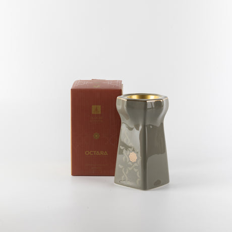 Octara - Incense Burner - Grey & Gold