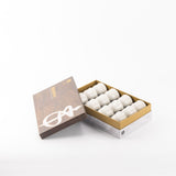Sidrah - Arabic Coffee Cups Set (12-Pc) - Walnut Gold