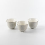 Sidrah - Arabic Coffee Cups Set (12-Pc) - Midnight Silver
