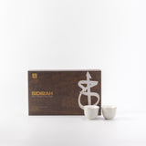 Sidrah - Arabic Coffee Cups Set (12-Pc) - Midnight Silver