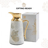 Veloura - Vacuum Flask / Thermos - Brown & Gold