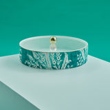 Tolipa - Small Decorative Canister - Green & Gold