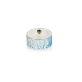 Tolipa - Small Decorative Canister- Blue & Gold