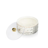 Tolipa - Small Decorative Canister- Grey & Gold