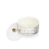 Tolipa - Small Decorative Canister- Grey & Gold