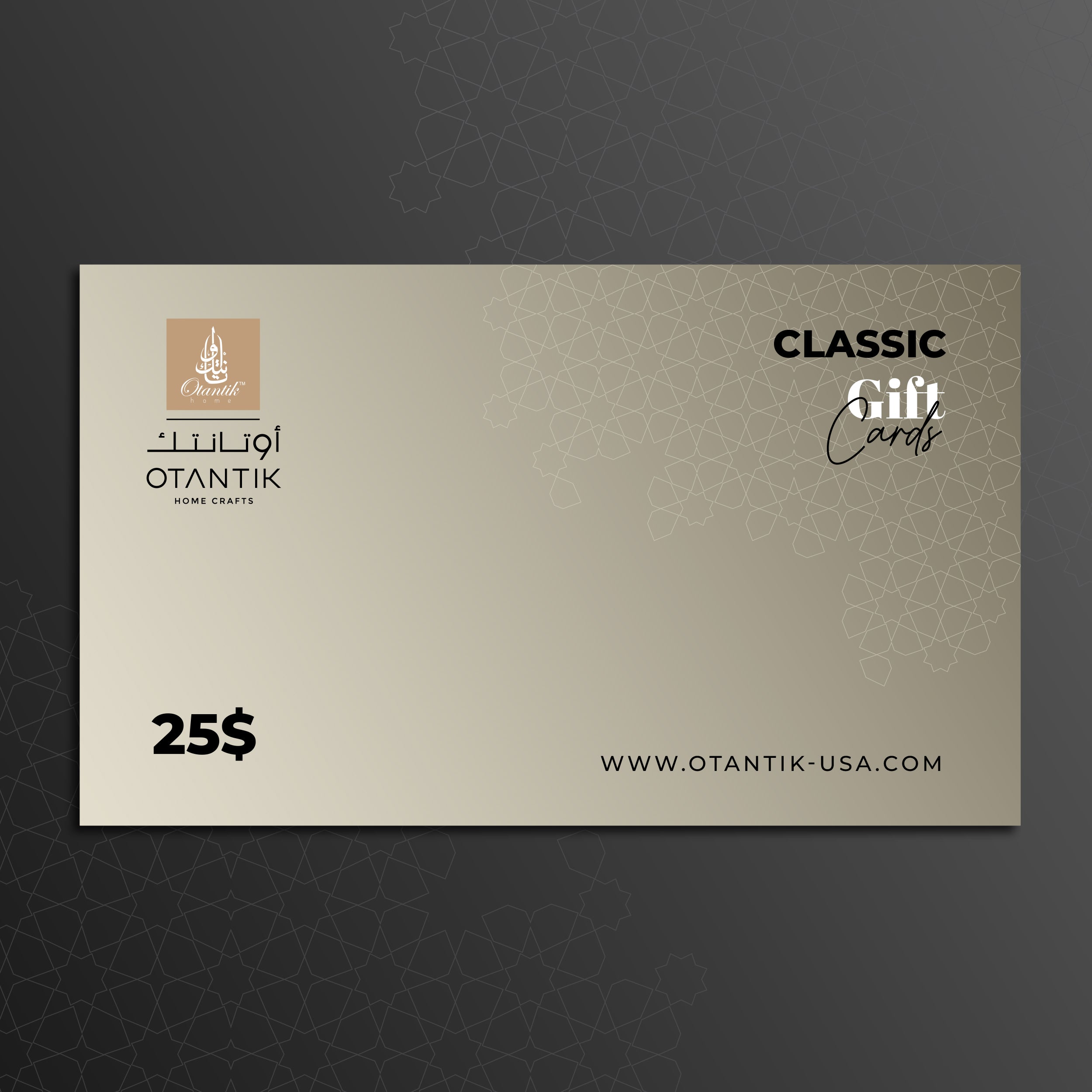 E-Gift Card – Otantik Home