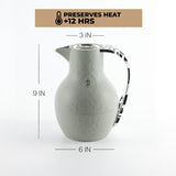 Naqsh - Vacuum Flask / Thermos - Grey & Silver