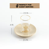 Naqsh - Tea Set (12-Pc) - Ivory & Gold