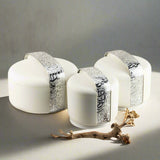 Noor - Food Thermos/ Warm Serv (Set of 3) - White & Silver