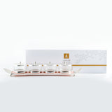 Limited Edition - Snack Serving set (4 Bowls)- Pink & Silver