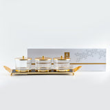 Limited Edition - Snack Serving set (3 Bowls)- Black & Gold