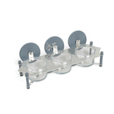 The Elevated Large Serving Set – Haze Blue & Silver