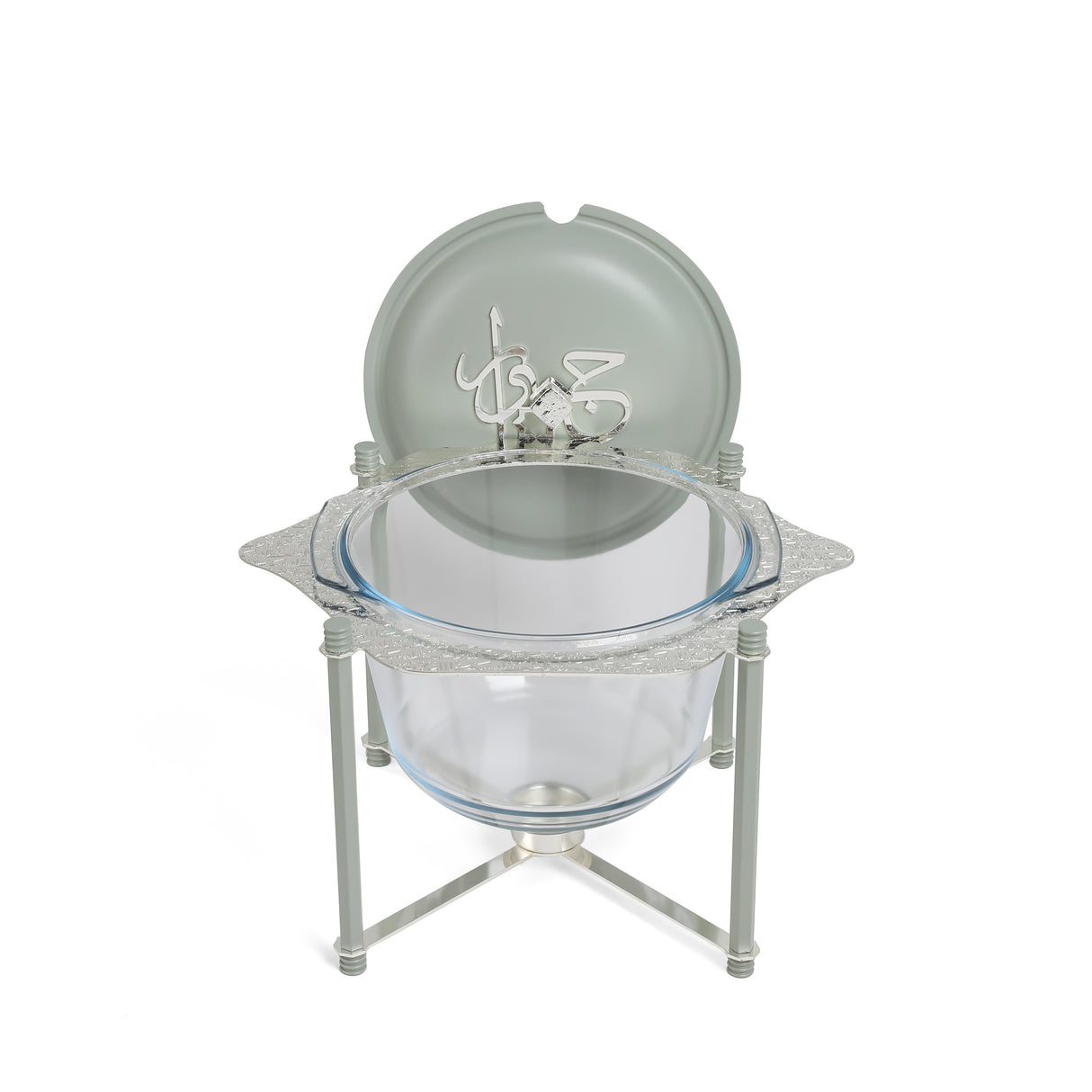 Deluxe Hosting Buffet Set - Mint green & Silver