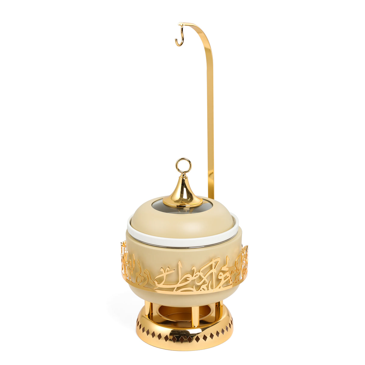 Jiwar - 2.5 Liters Chafer  - Ivory & Gold