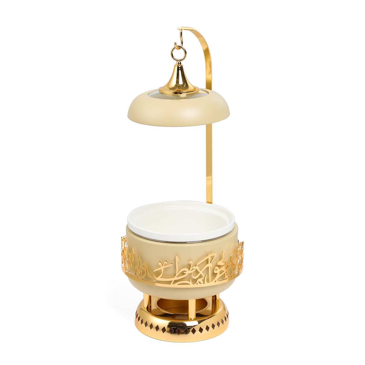 Jiwar - 2.5 Liters Chafer  - Ivory & Gold