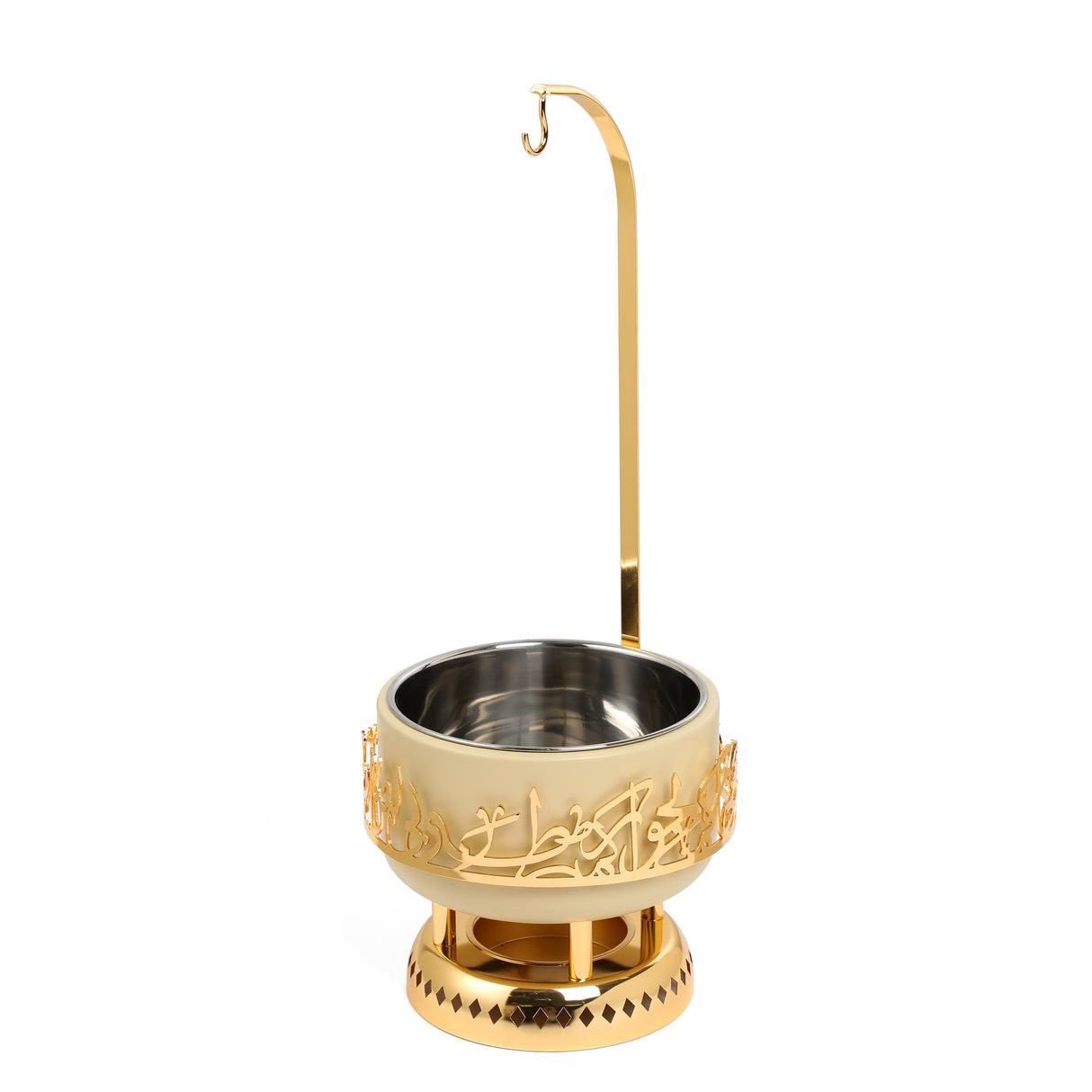 Jiwar - 2.5 Liters Chafer  - Ivory & Gold