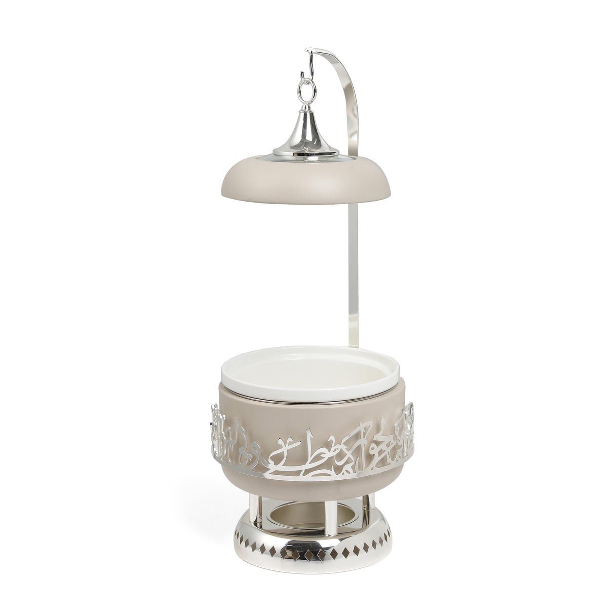 Jiwar - 2.5 Liters Chafer - Beige & Silver