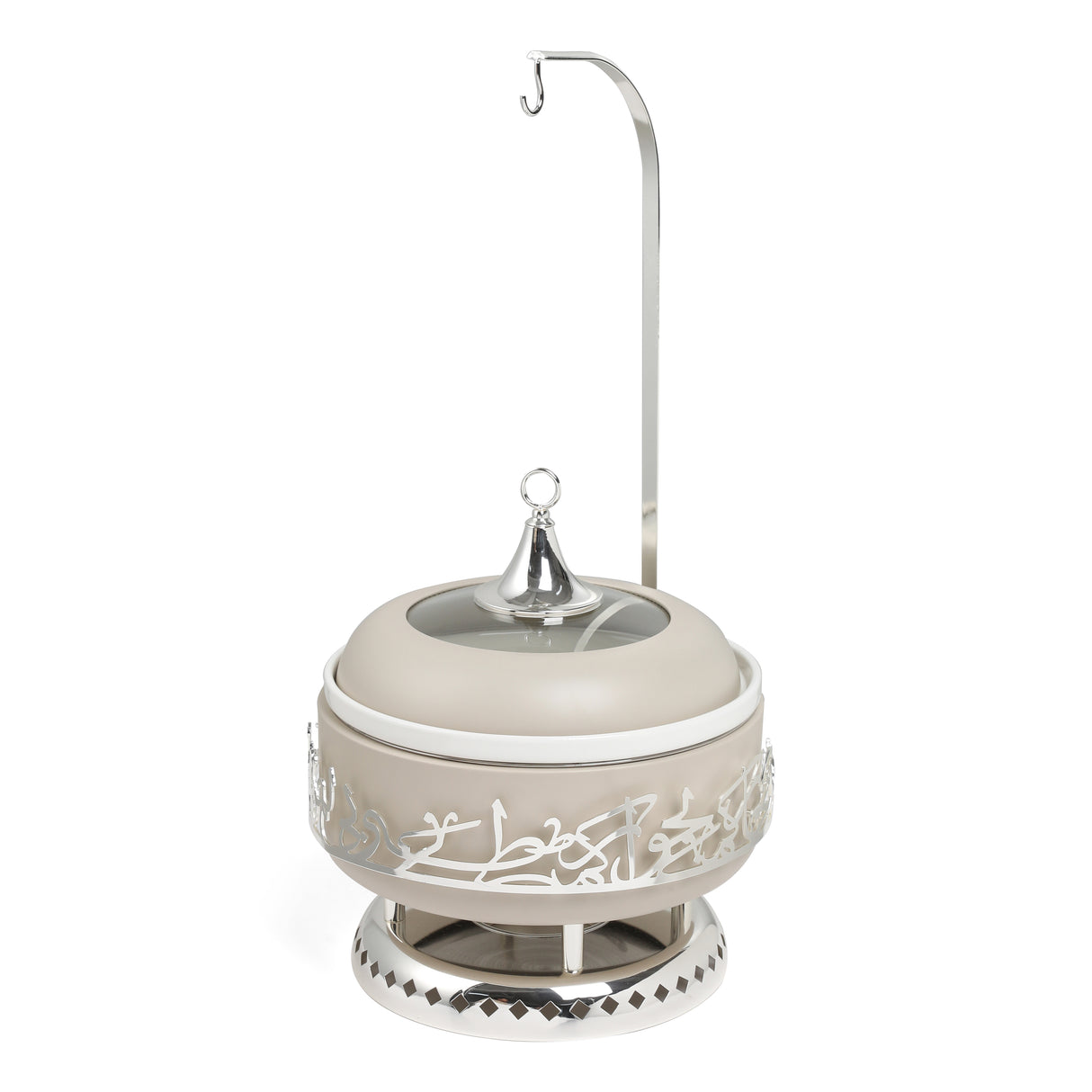 Jiwar - 6 Liters Chafer - Beige & Silver