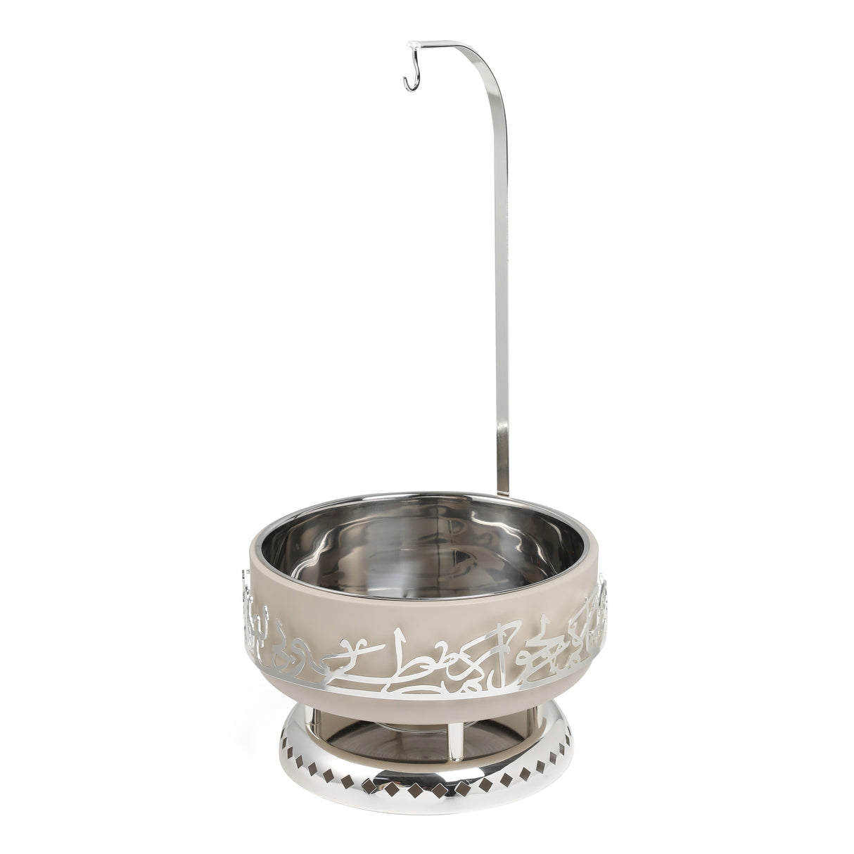 Jiwar - 6 Liters Chafer - Beige & Silver