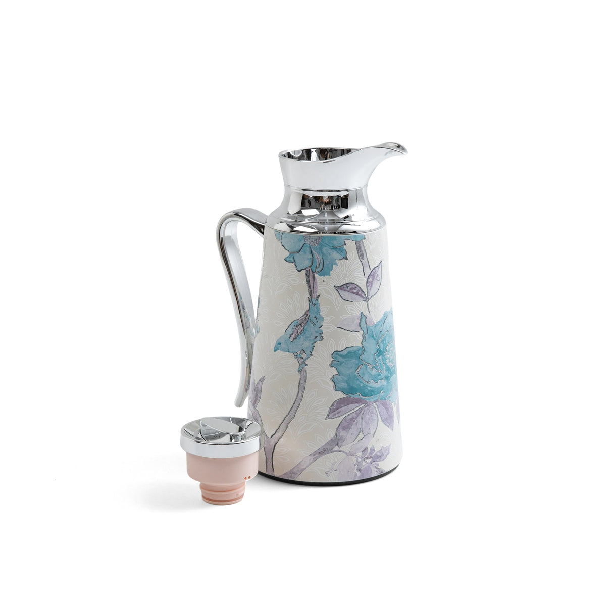 Khuzama - Vacuum Flask / Thermos - Blue & Silver
