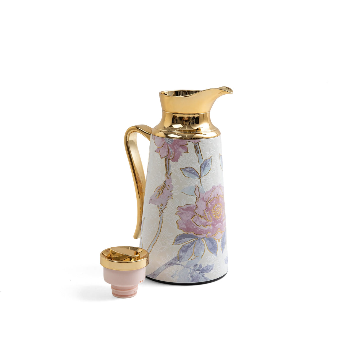 Khuzama - Vacuum Flask / Thermos - Pink & Gold