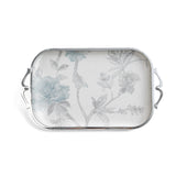 Khuzama- Serving Tray - Grey & Silver