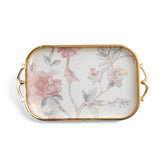 Khuzama - Serving Tray - Pink & Gold