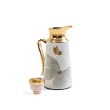 Otantik One Vacuum Flask For Tea And Coffee From Veloura Brown + Gold MS Department Store Oman