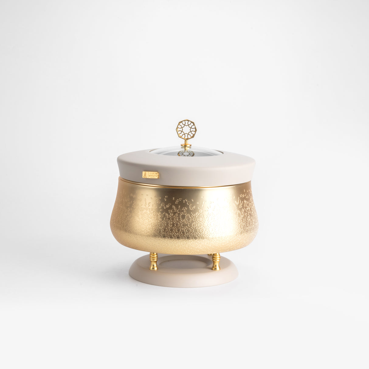Nourhan -  4 Liters Chafer - Gold & Beige