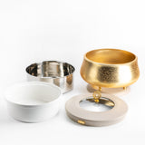 Nourhan -  6 Liters Chafer - Gold & Beige