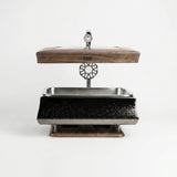 Nourhan -  6L Premium Rectangular Chafer - Black Walnut