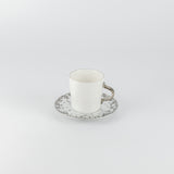 Nourhan - Cappuccino Set (12-Pc) - Silver