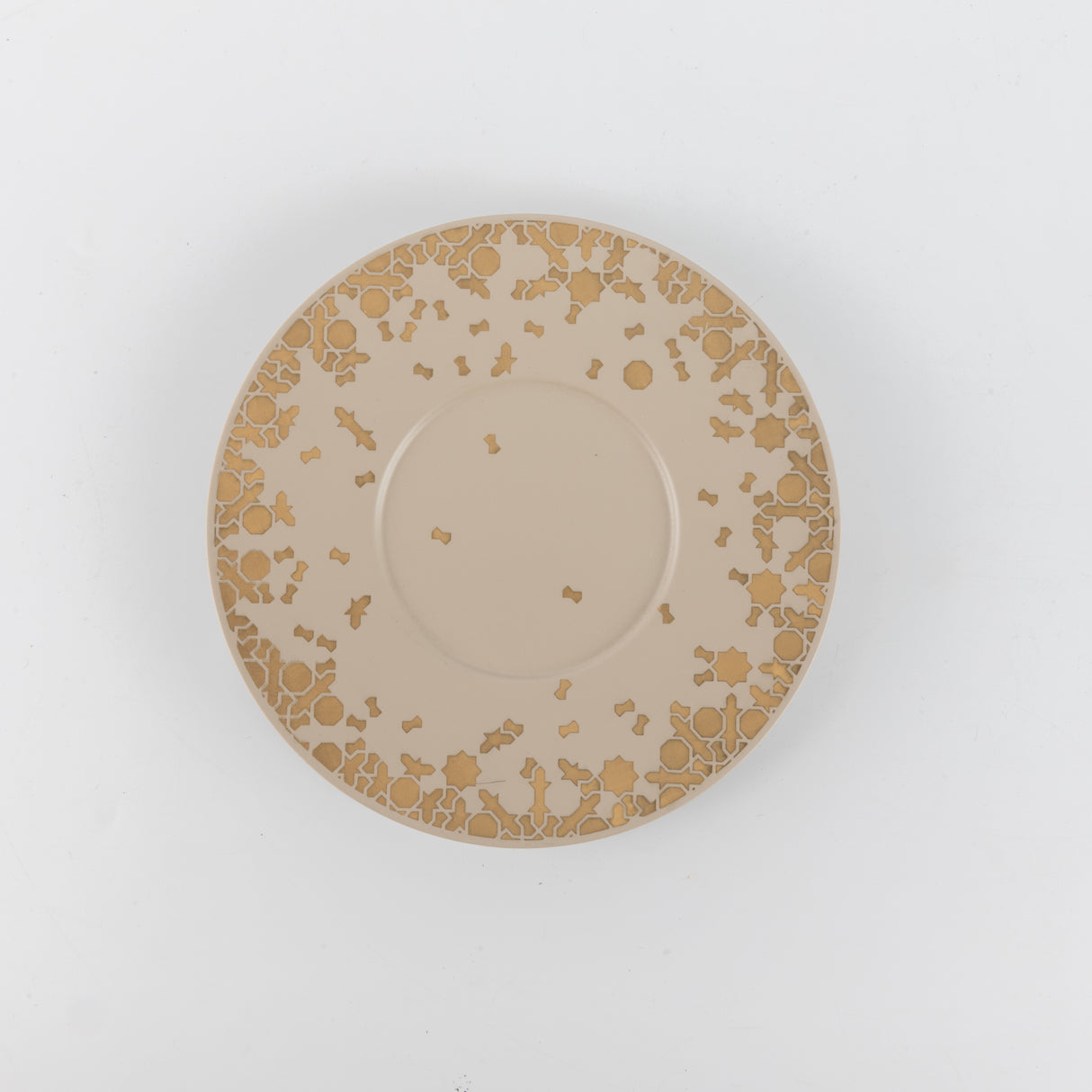 Nourhan -  Tea Set (19-Pc) - Beige & Gold-2