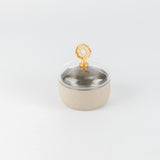 Nourhan -  Tea Set (19-Pc) - Beige & Gold-2