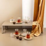 Nourhan -  Tea Set (19-Pc) - Beige & Gold-2