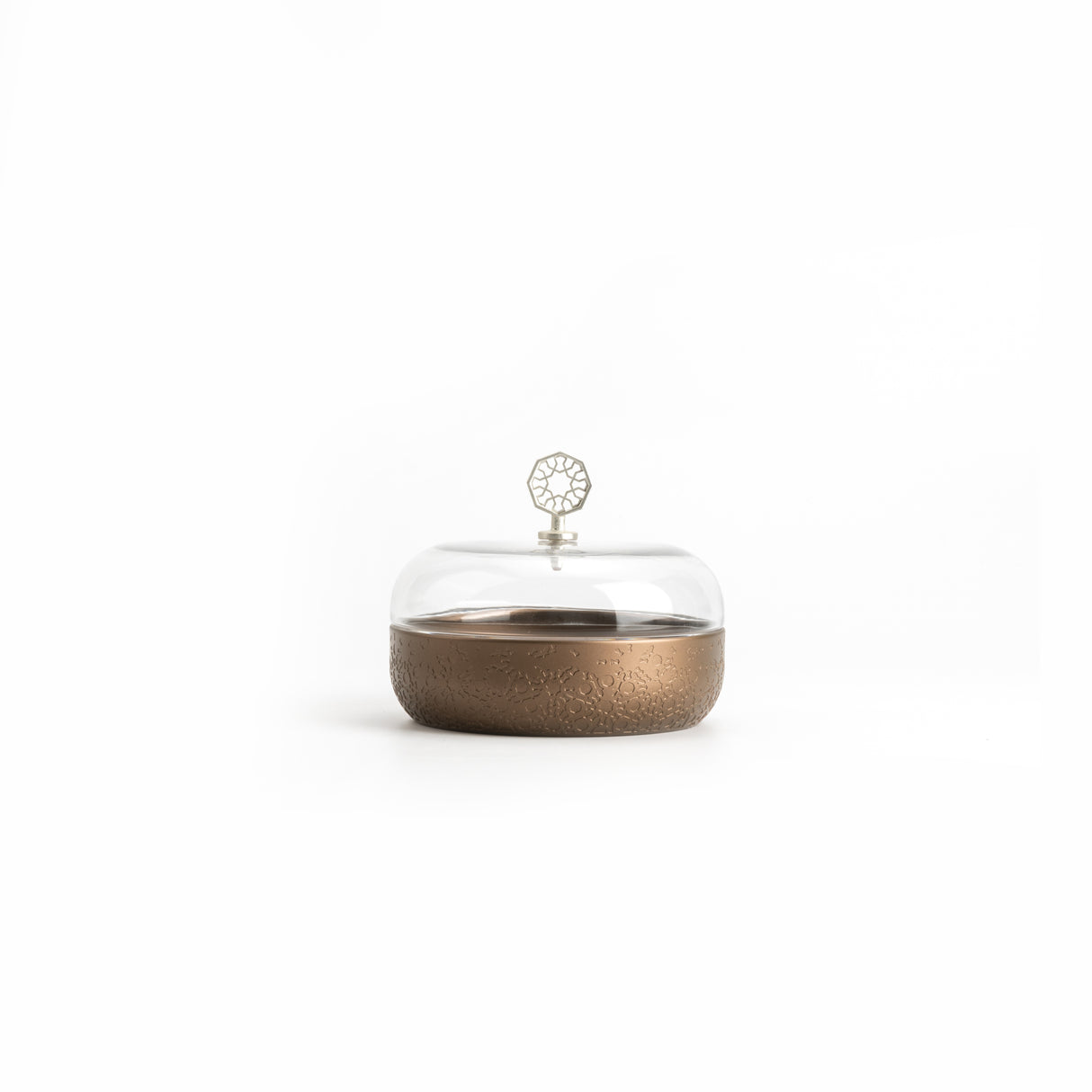 Nourhan - Medium Canister - Bronze & Silver