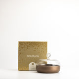Nourhan - Medium Canister - Bronze & Silver