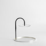 Nourhan - 2 Tier Plate - Silver