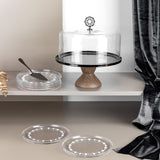 Nourhan - Cake Set (9-Pc) - Black Walnut