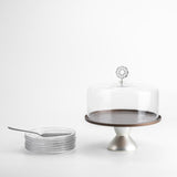 Nourhan - Cake Set (9-Pc) - Bronze & silver