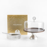 Nourhan - Cake Set (9-Pc) - Bronze & silver