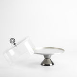 Nourhan - Cake Set (9-Pc) - Silver