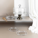 Nourhan - Cake Set (9-Pc) - Silver