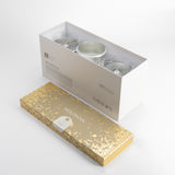 Nourhan - Triple Bowl Serving Set - Silver