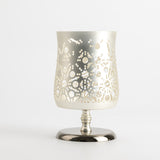 Nourhan - Large Candle Holder - Silver