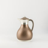 Nourhan - Vacuum Flask/Thermos - Bronze & Silver