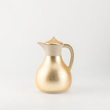 Nourhan - Vacuum Flask/Thermos - Matt Gold & Beige