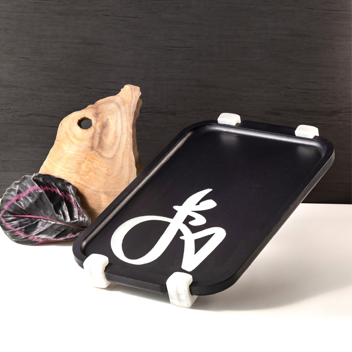 Sidrah - Serving Tray  - Midnight Silver