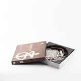 Sidrah - 3 Tier Plate - Walnut Gold