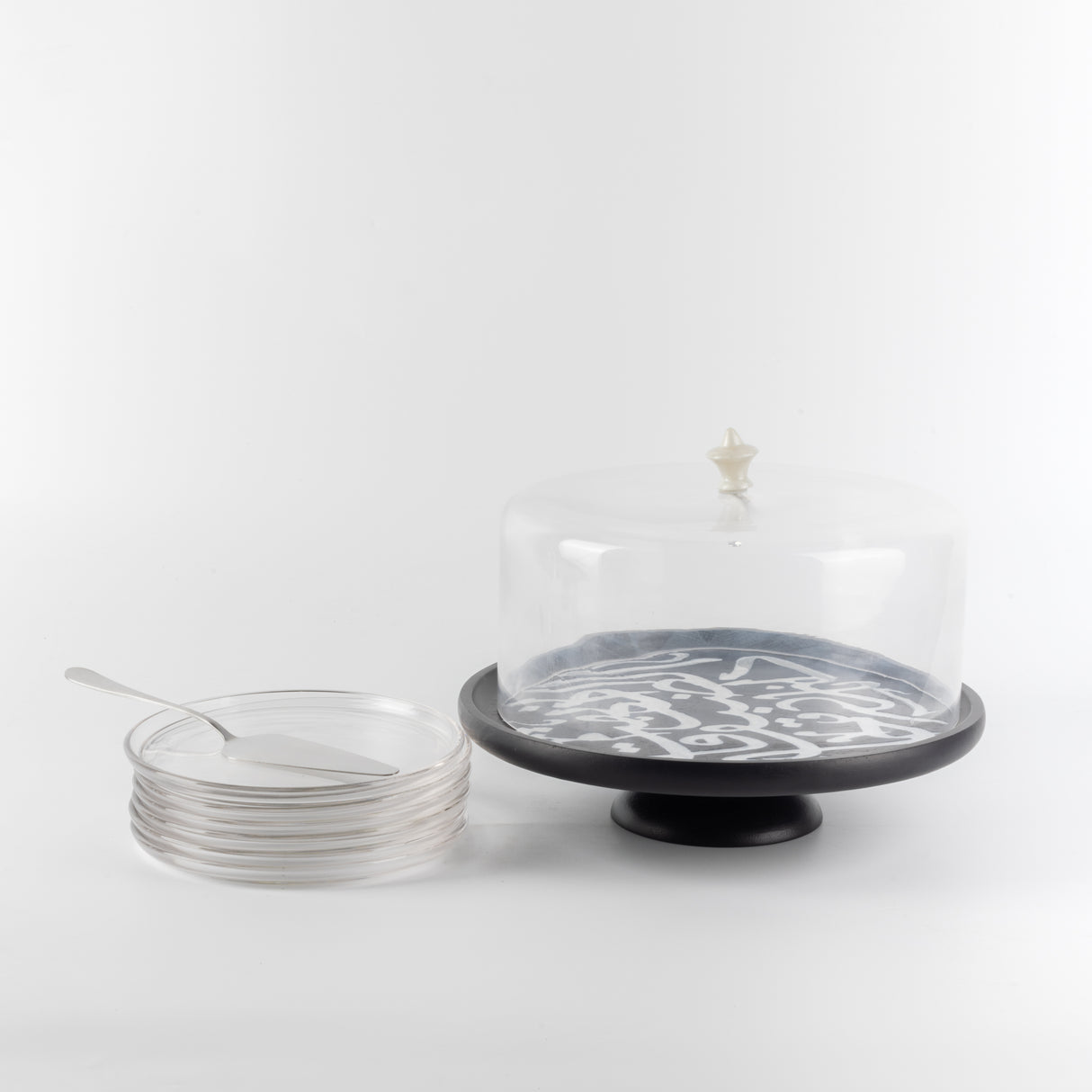 Sidrah - Cake Set (9-Pc)  - Midnight Silver